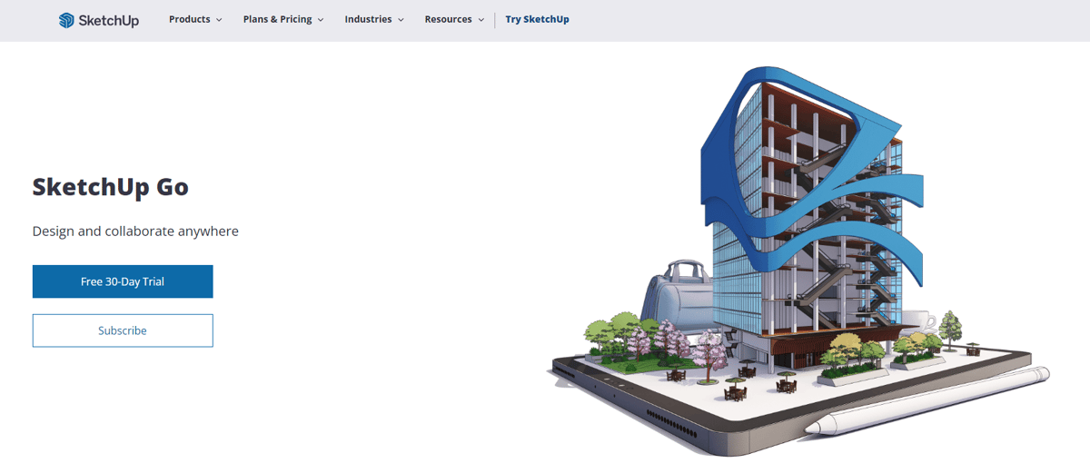 Image of SketchUp Free Download: SketchUp Go for Hobbyists