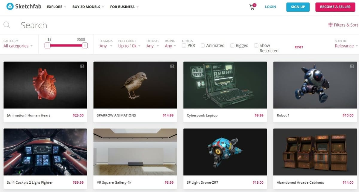 There's plenty of filtering options to find what you want