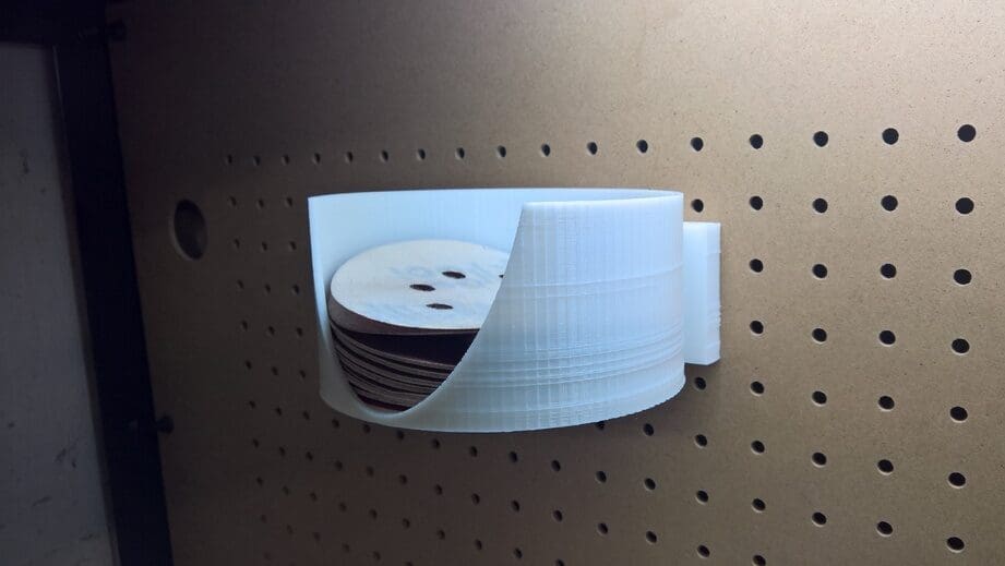 Keep fresh sanding discs nearby to finish off your print