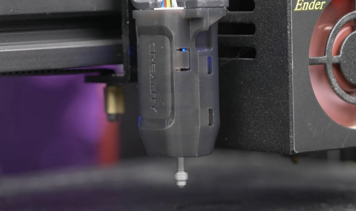 The CR Touch has a longer probe pin than the BLTouch