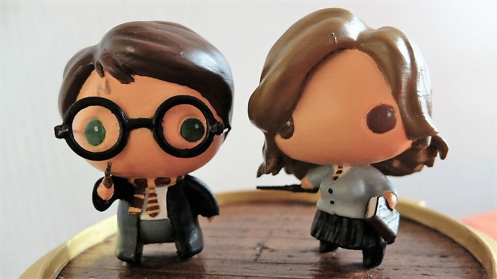 Wands up to duel with Harry or Hermione
