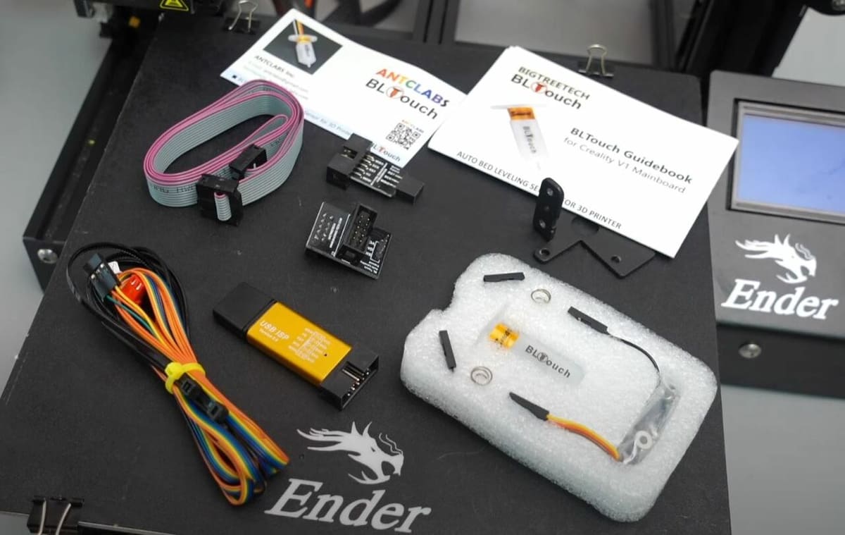 You'll need a BLTouch sensor along with some wires and other components
