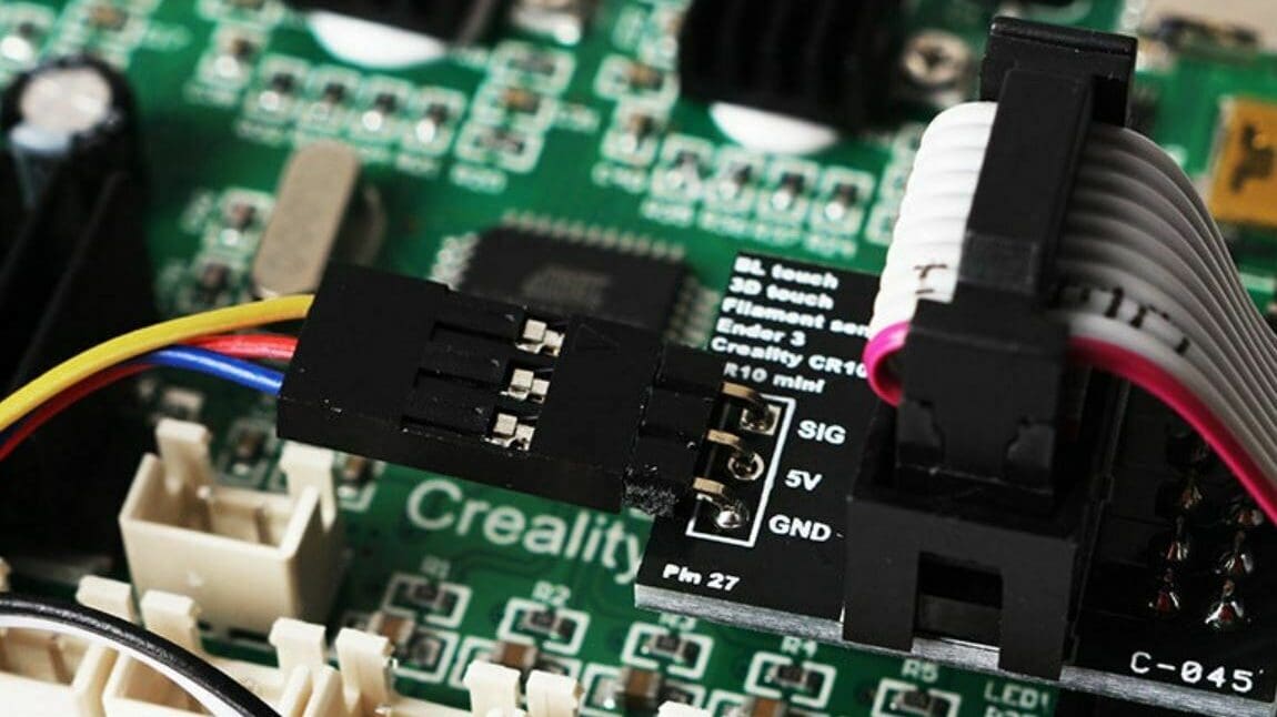 Plug the 3-pin BLTouch connector into the Pin-27 board