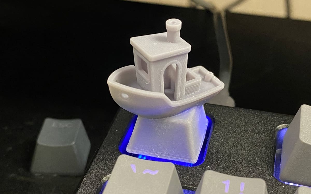 This Benchy gets to live on your keyboard!