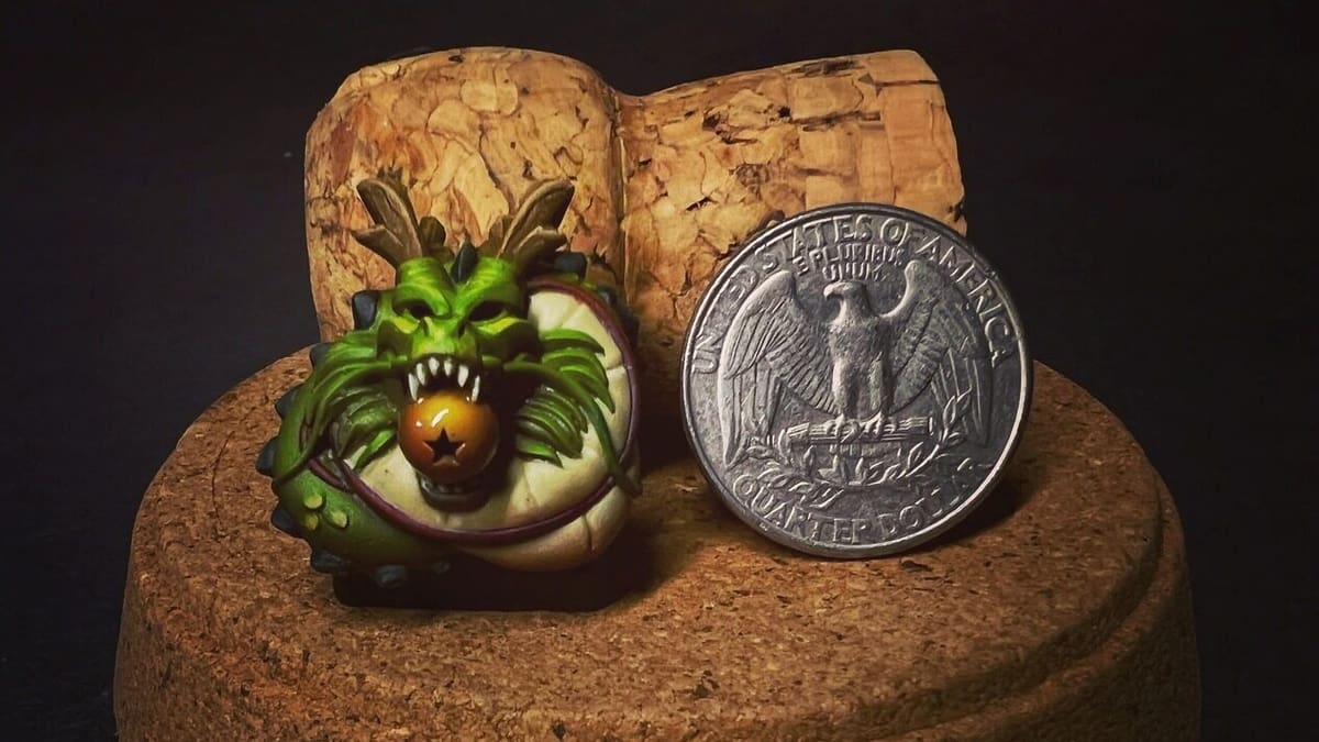 Beautifully painted DBZ themed keycap!