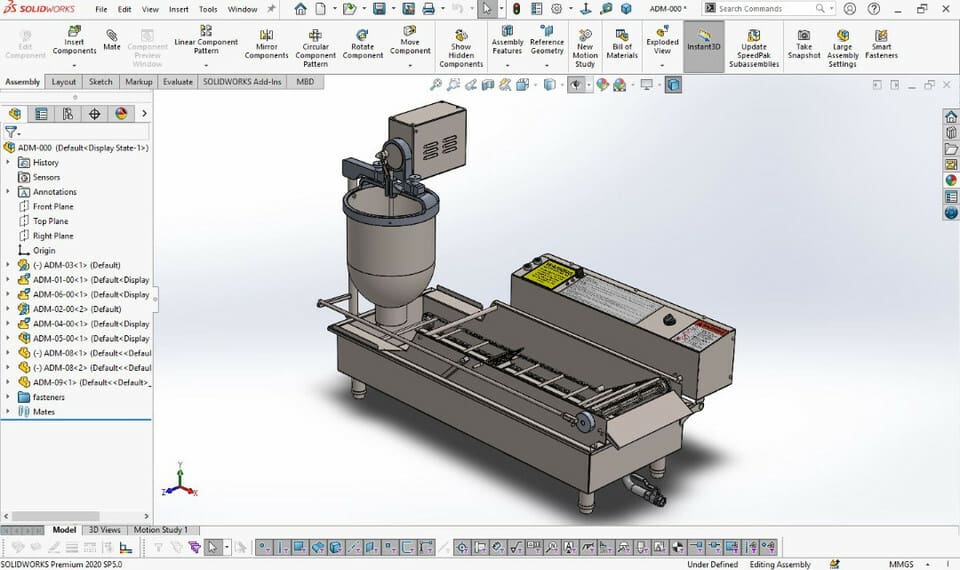 Even the machines that make yummy donuts need to be designed