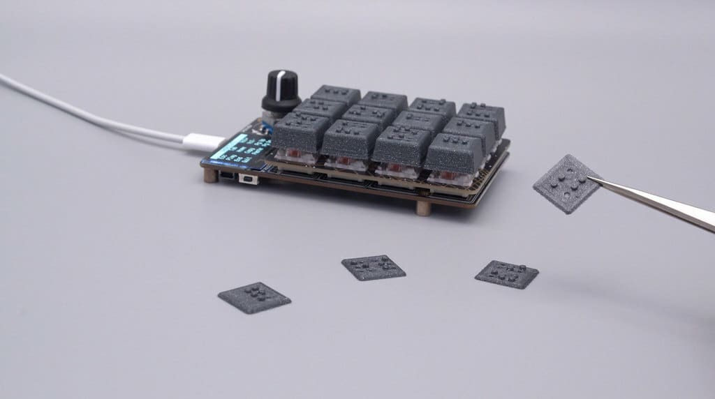 Keycaps have commands like 