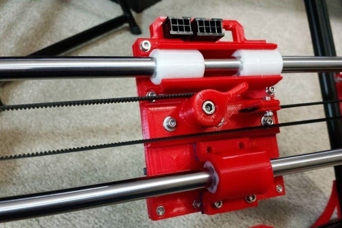 3D printer belts can wear when overtightened