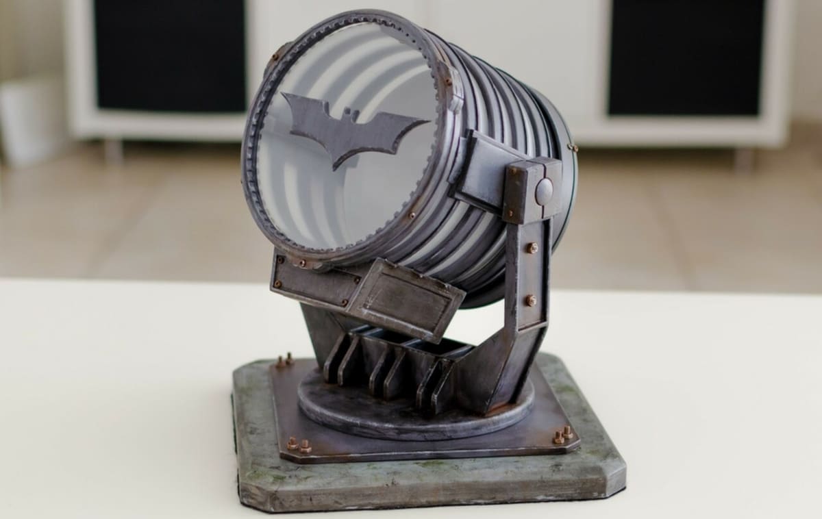 A movie-accurate Bat Signal for your desktop