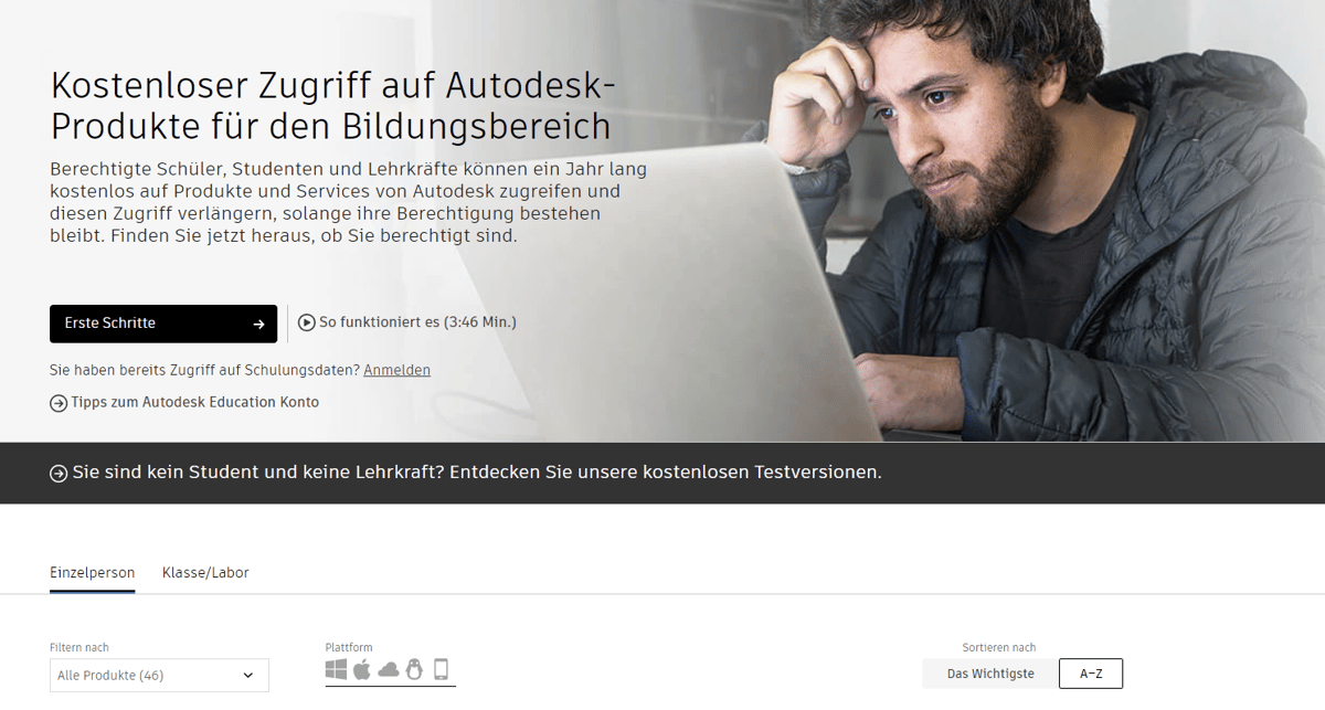 Bild von AutoCAD Kostenlos: Bildungslizenz