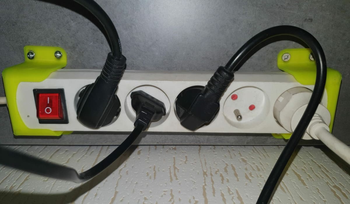 Image of: 28. Power Strip Mount