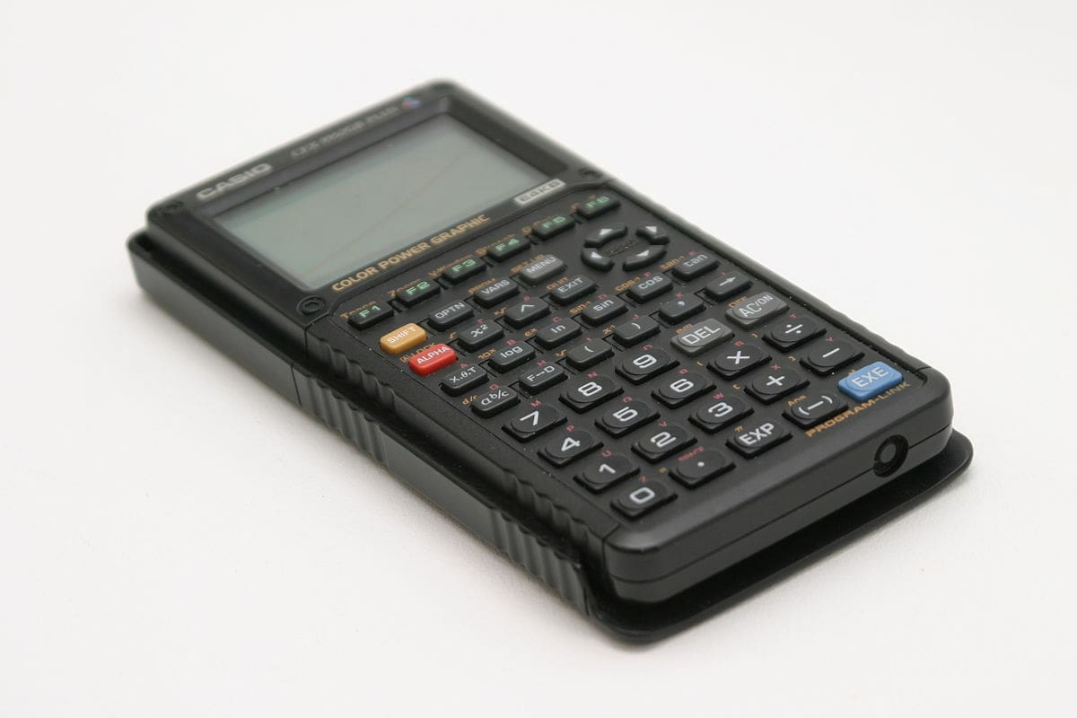 The Casio CFX-9950GB Plus Graphing calculator