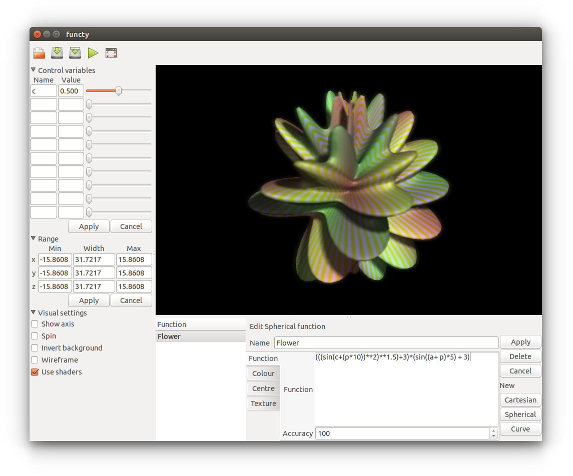A mesmerizing output made with Functy