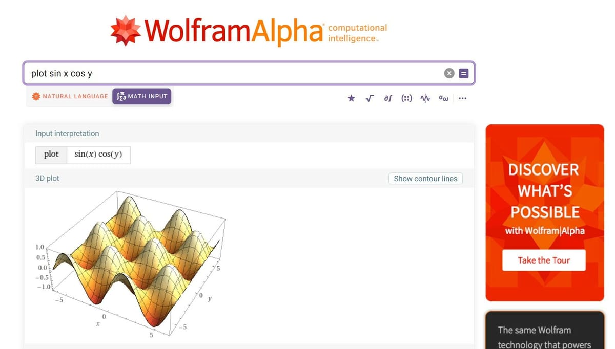 Image of: Wolfram Alpha