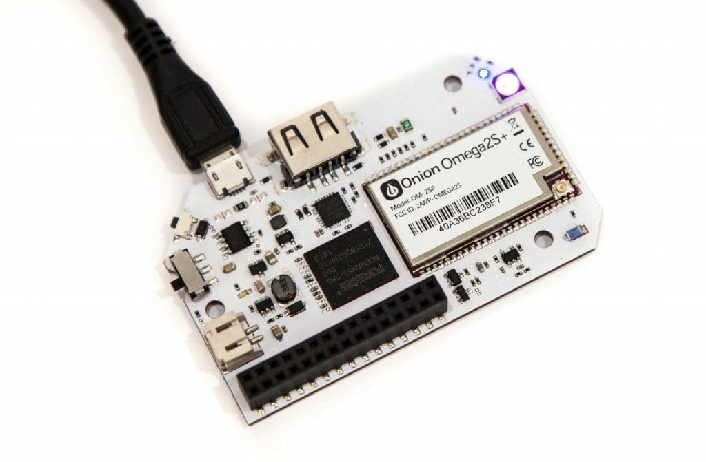 The LED on the top is fully programmable