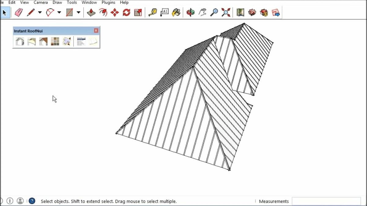 With Instant Roof, not only roofs, but you can create their constituent components as well
