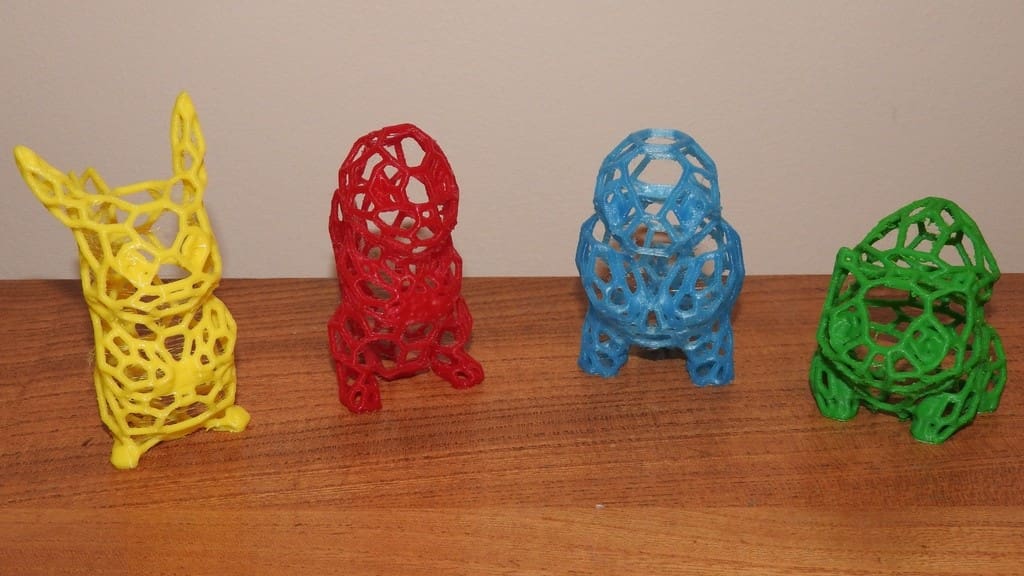 A colorful collection of Voronoi Pokémon