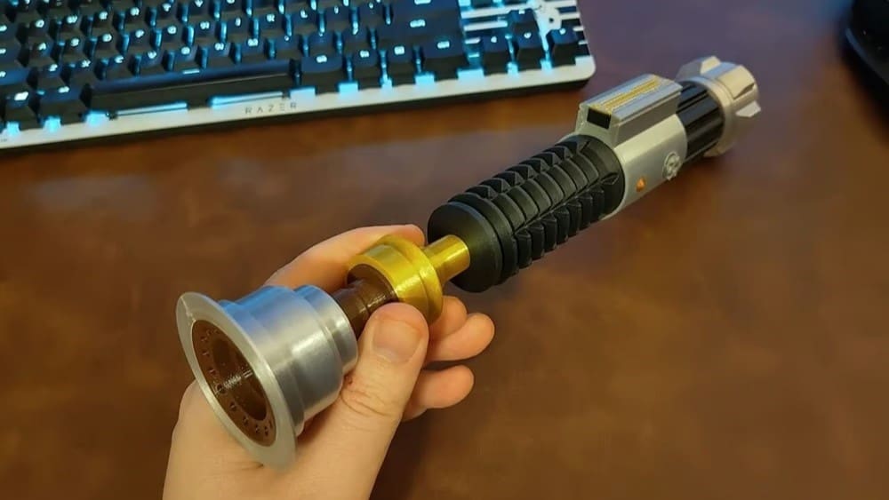 Yep, that is printed plastic and not actual metal