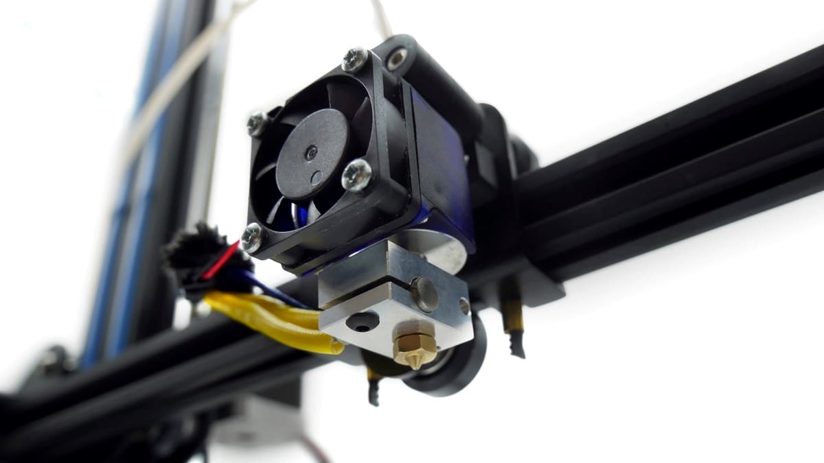 The E3D V6 hot end is made completely of metal