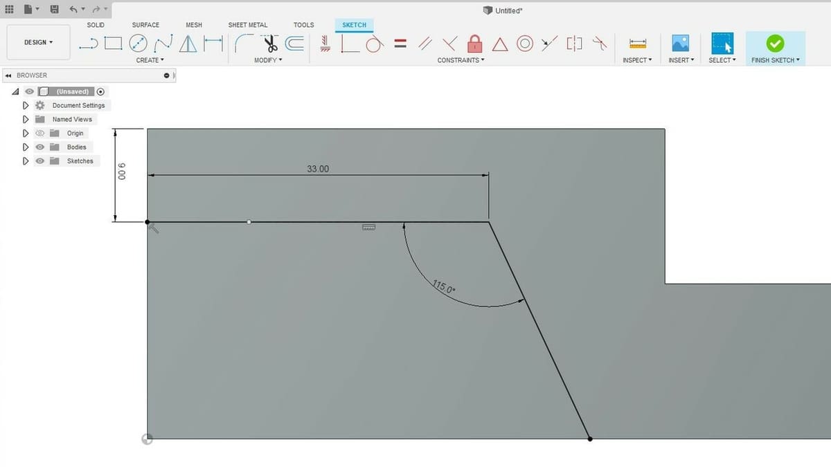 Create two new lines, making sure they end on top of other segments