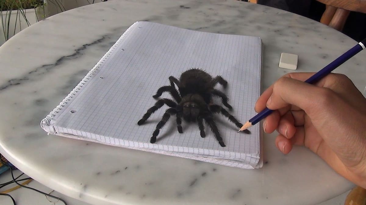 It's possible to achieve convincing 3D effects without even going digital