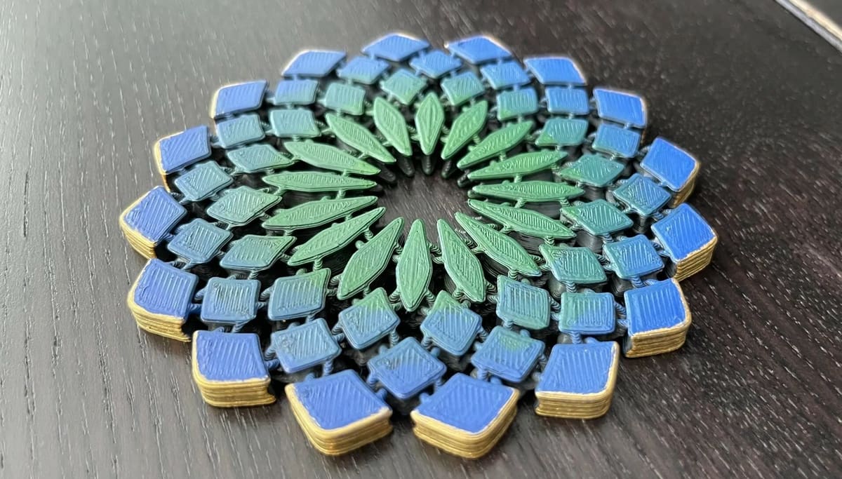 This delicate flower looks handmade