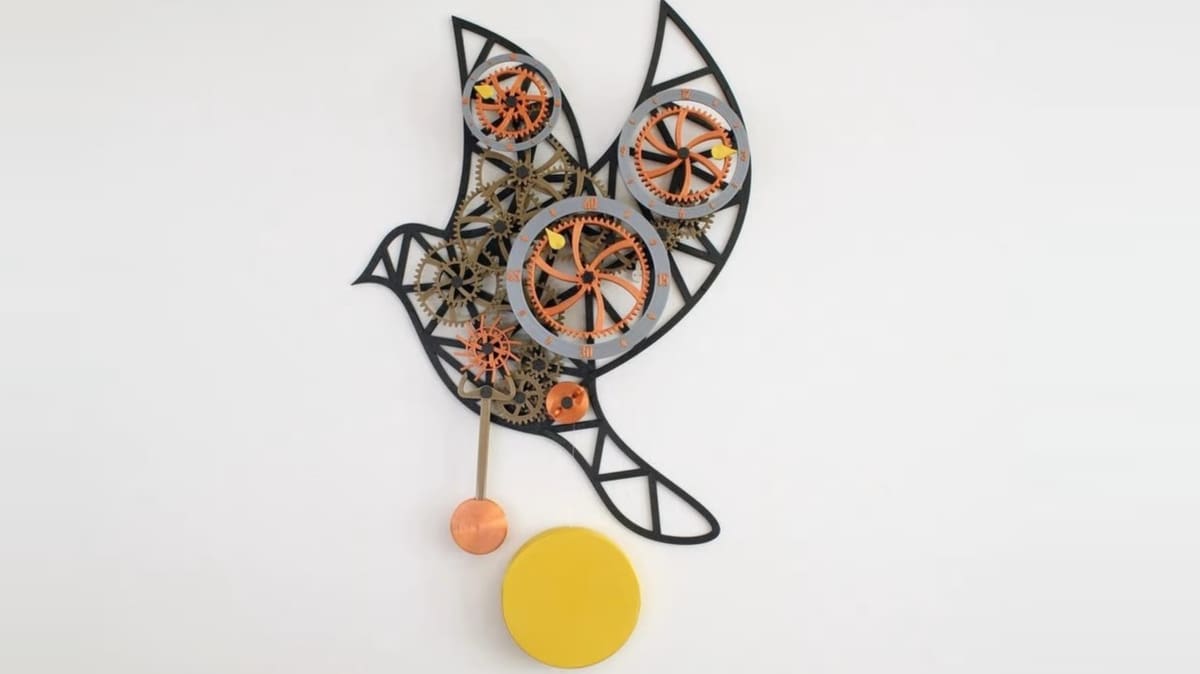 Image of: 3. Mechanical Wall Clock