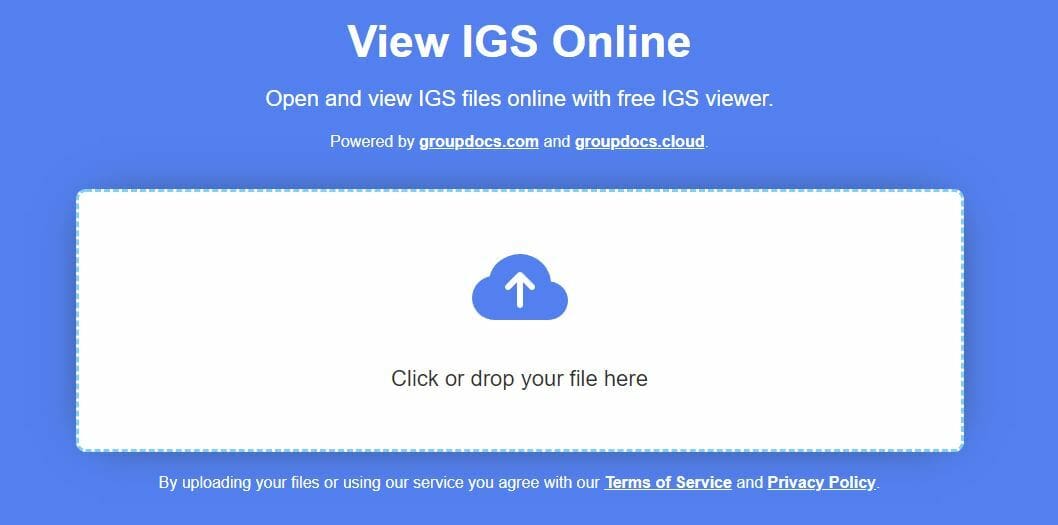 The sweet and simple UI of IGS Online