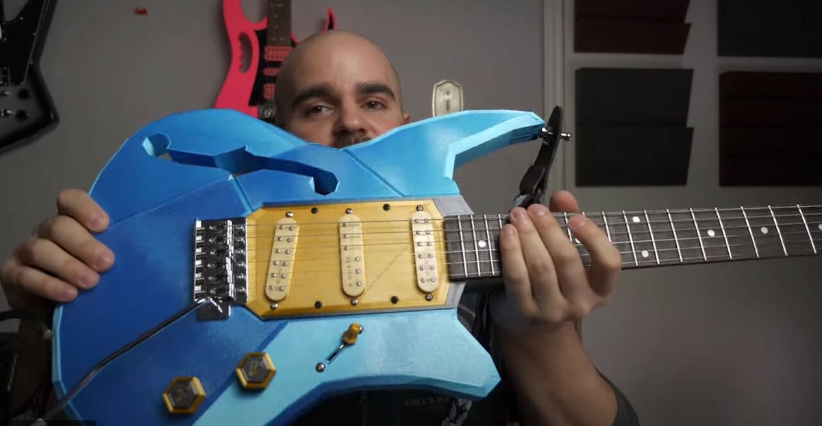 The Polycaster is a more geometric take on the Strat