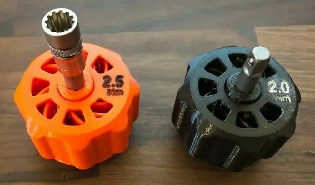 This compact torque wrench will come in handy during your next nozzle swap!
