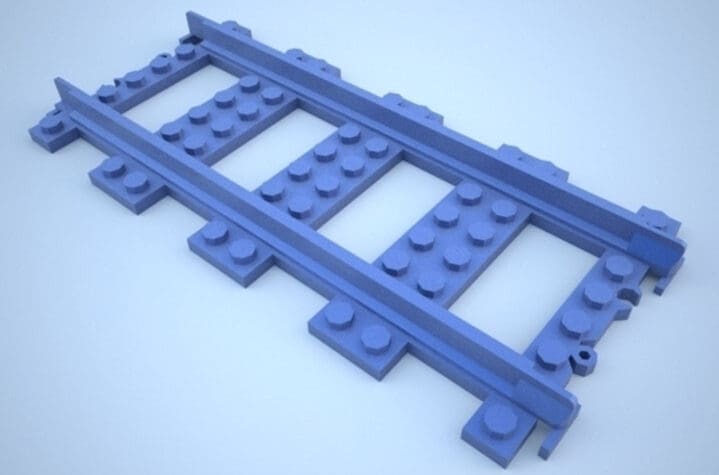 There's no limit to how long your Lego track can be!