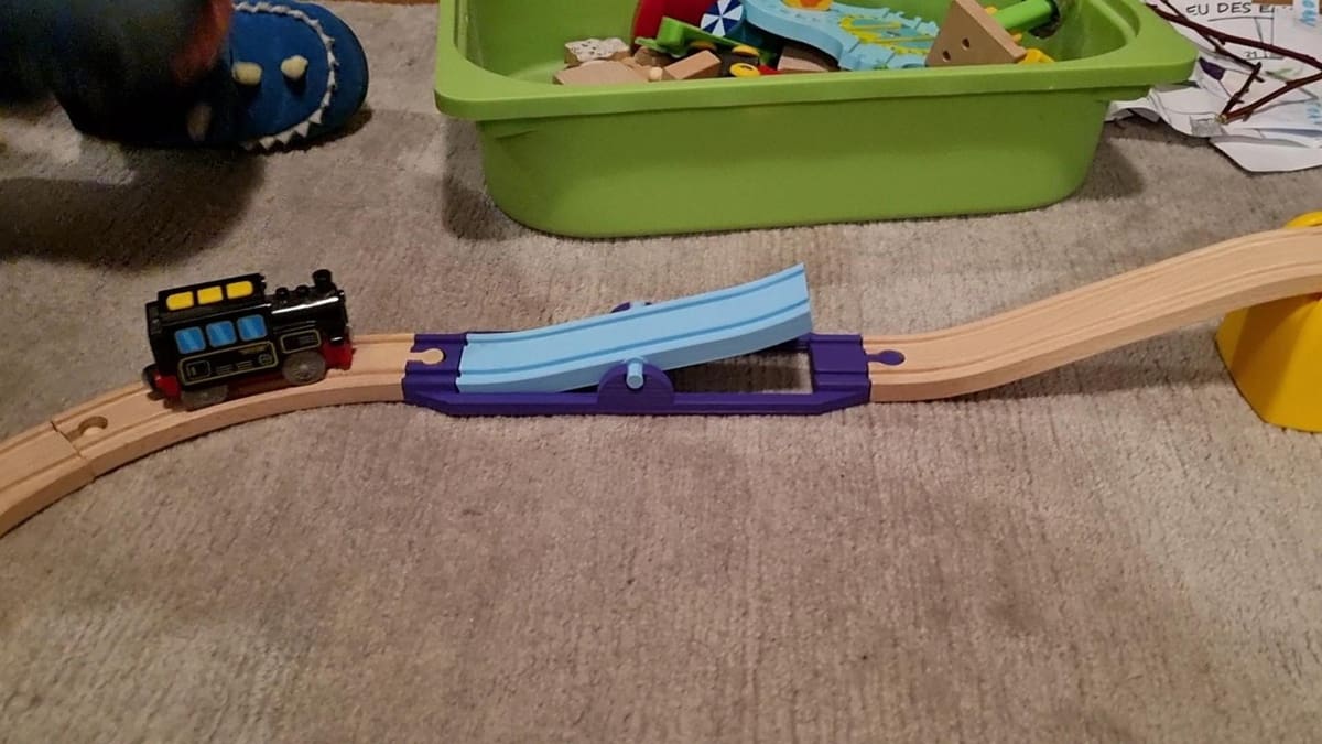 Now your train can feel like in a roller coaster!