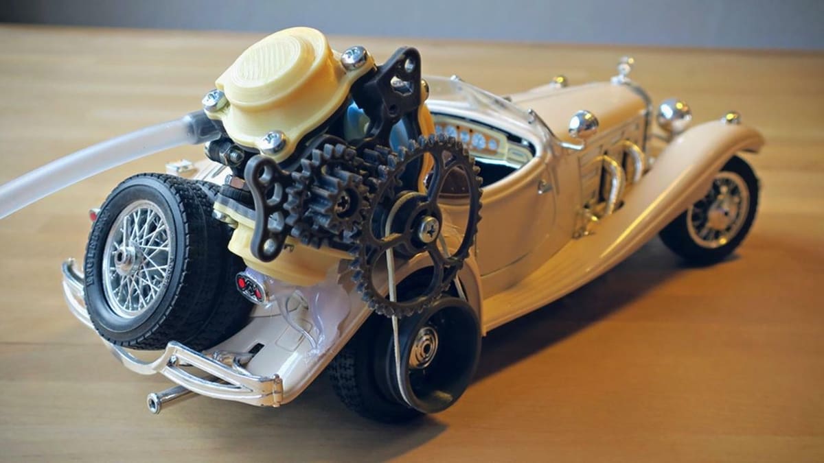 A different kind of engine for a car