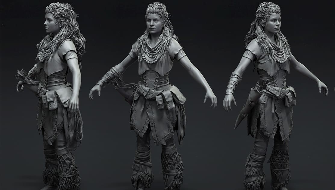 Create highly detailed characters