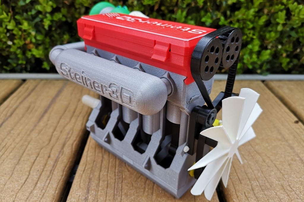 An impressive turbocharged 4-cylinder engine