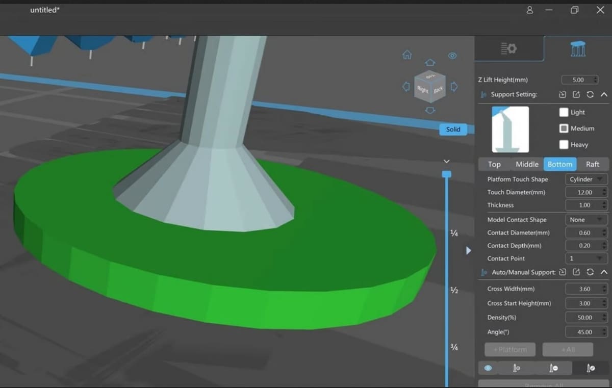 Rigid supports are crucial for complex objects