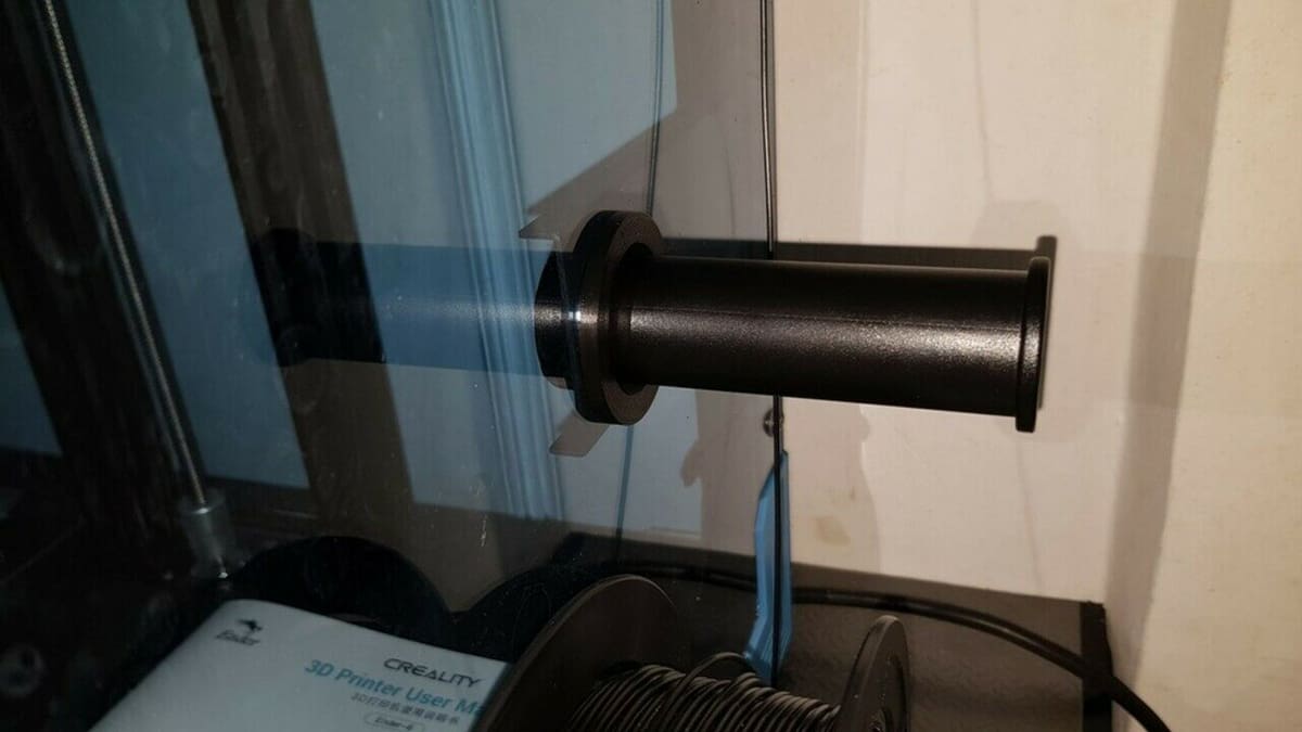 A spool holder spacer will reduce your filament spool's friction