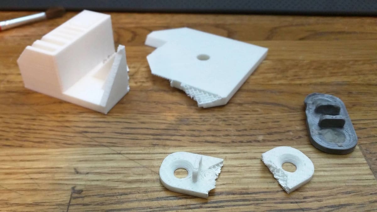PLA is easy to print but is very brittle
