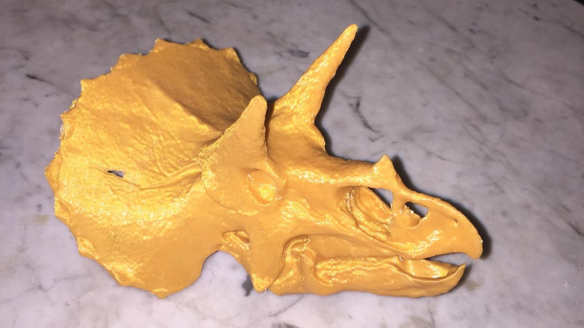Hatchbox PLA comes in many colors and yields a lot of detail on models