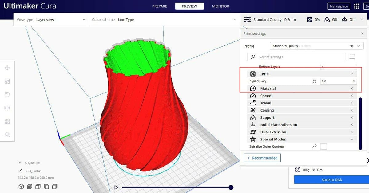 Set the infill to zero, it's that simple!
