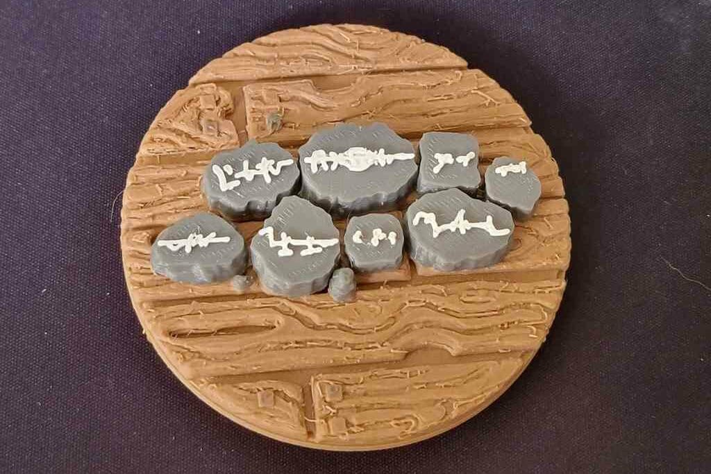 One of many future message stones with random sayings