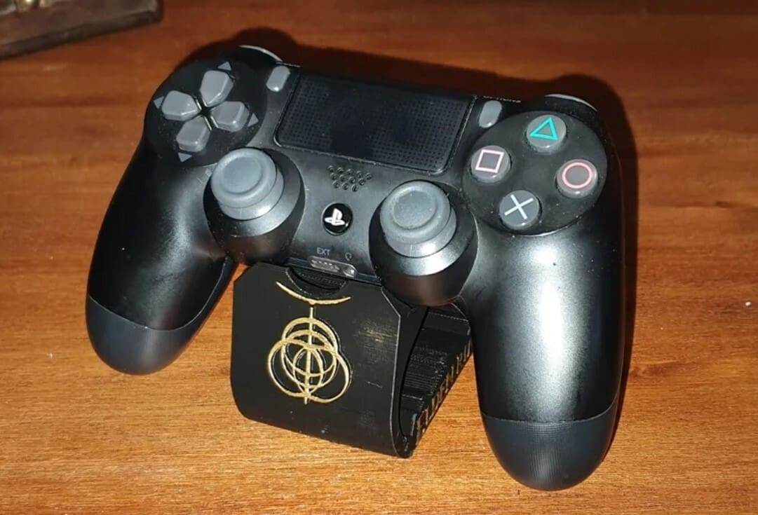 Wonderfully stylized controller stand