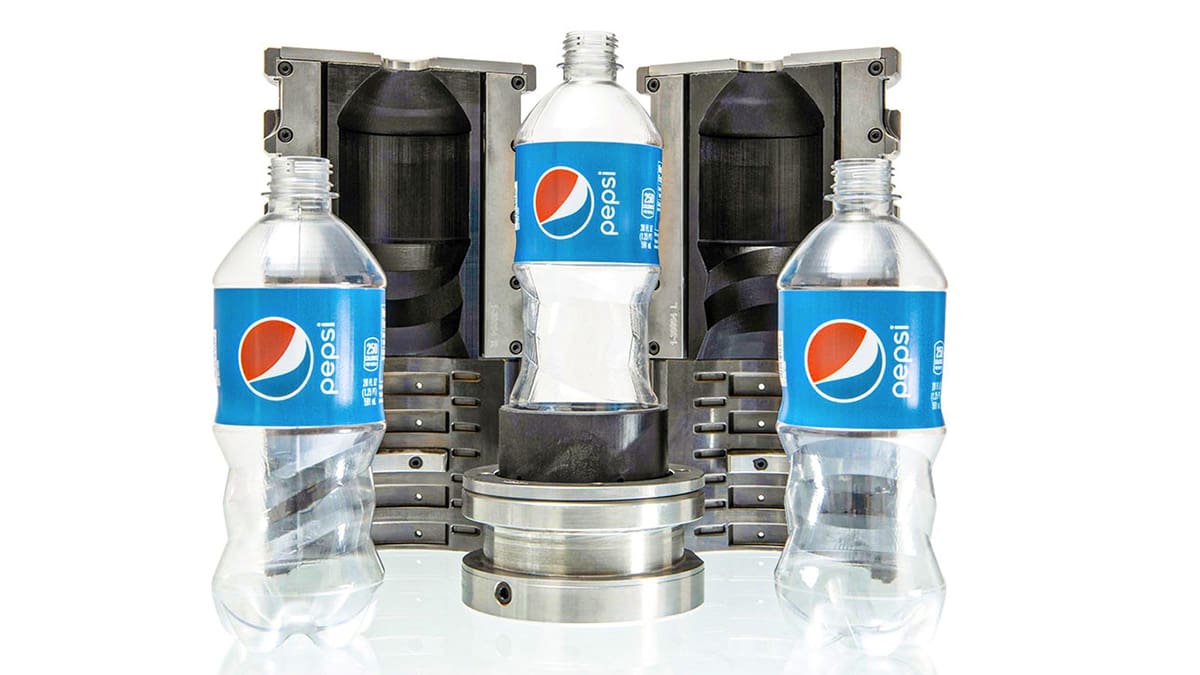Image of The Best of All3DP Pro 2022: PepsiCo Saves 96% by 3D Printing Bottle Molds