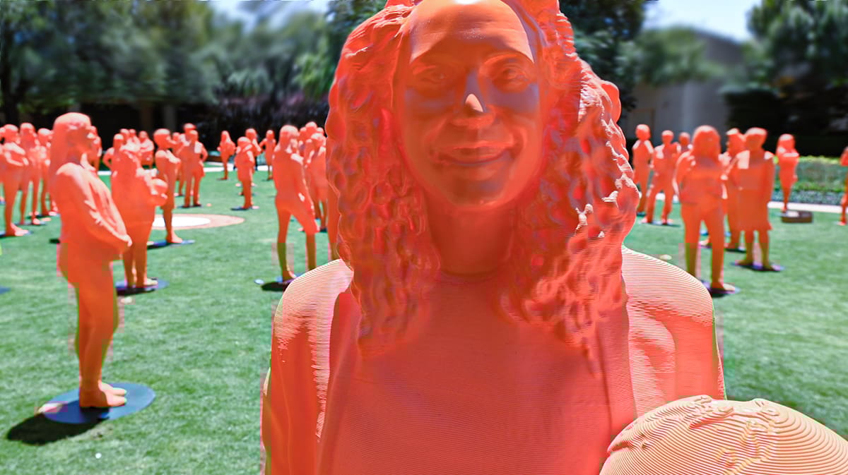 Image of 3D Printing Artifacts & Exhibits: A Museum Guide: Smithsonian's 3D Printed Statue Exhibit