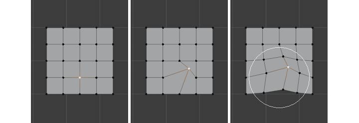 Transforming unselected vertices in Edit Mode with Proportional Editing