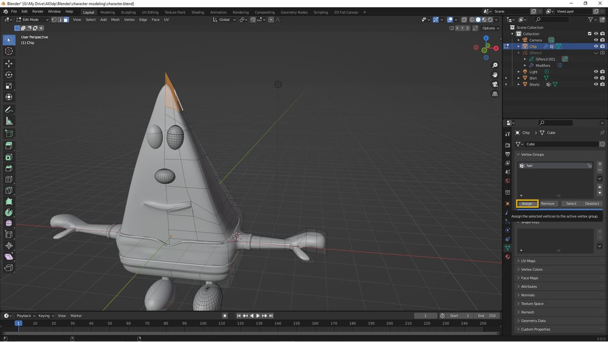 You need to create a vertex group for the area you want the hair to grow on