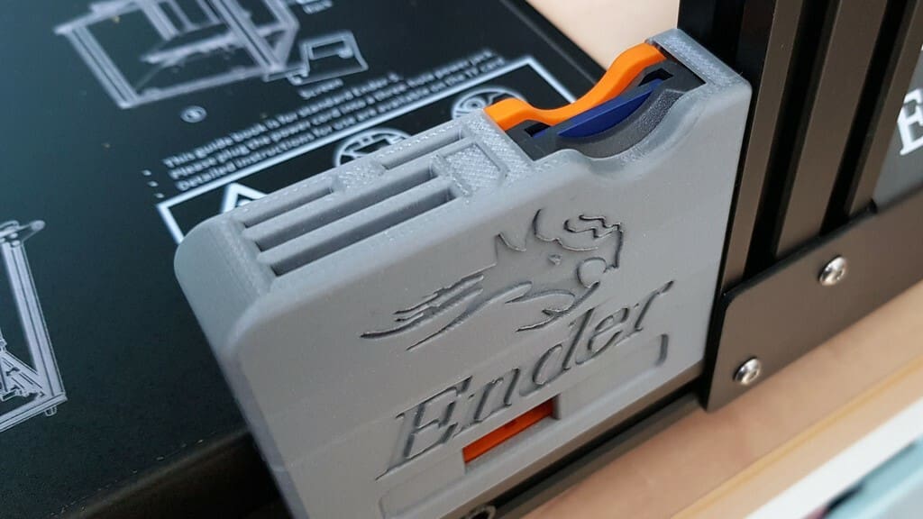 It doubles as a card storage, but remember not to pinch the flat cable!
