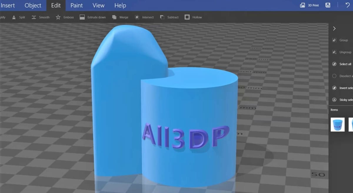 3D Builder accomplishes the bare minimum of the CSG method.