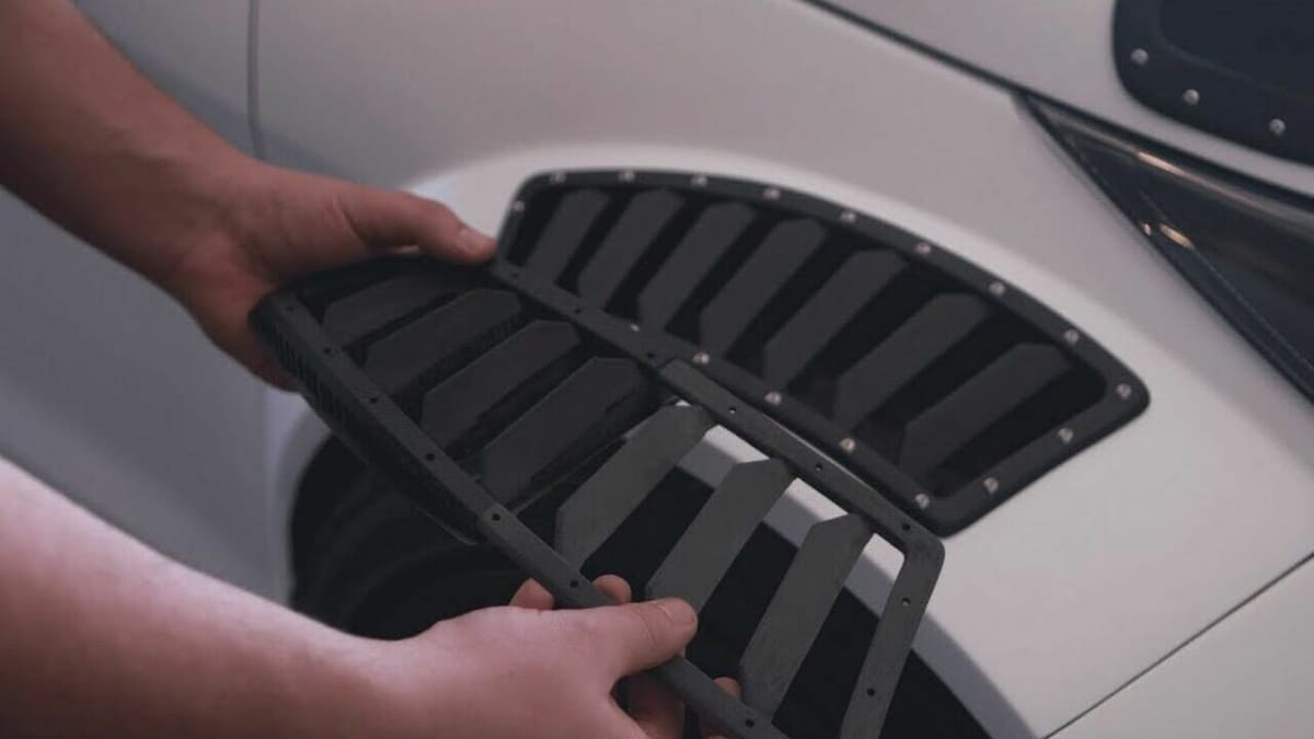 A fully functional 3D printed air vent
