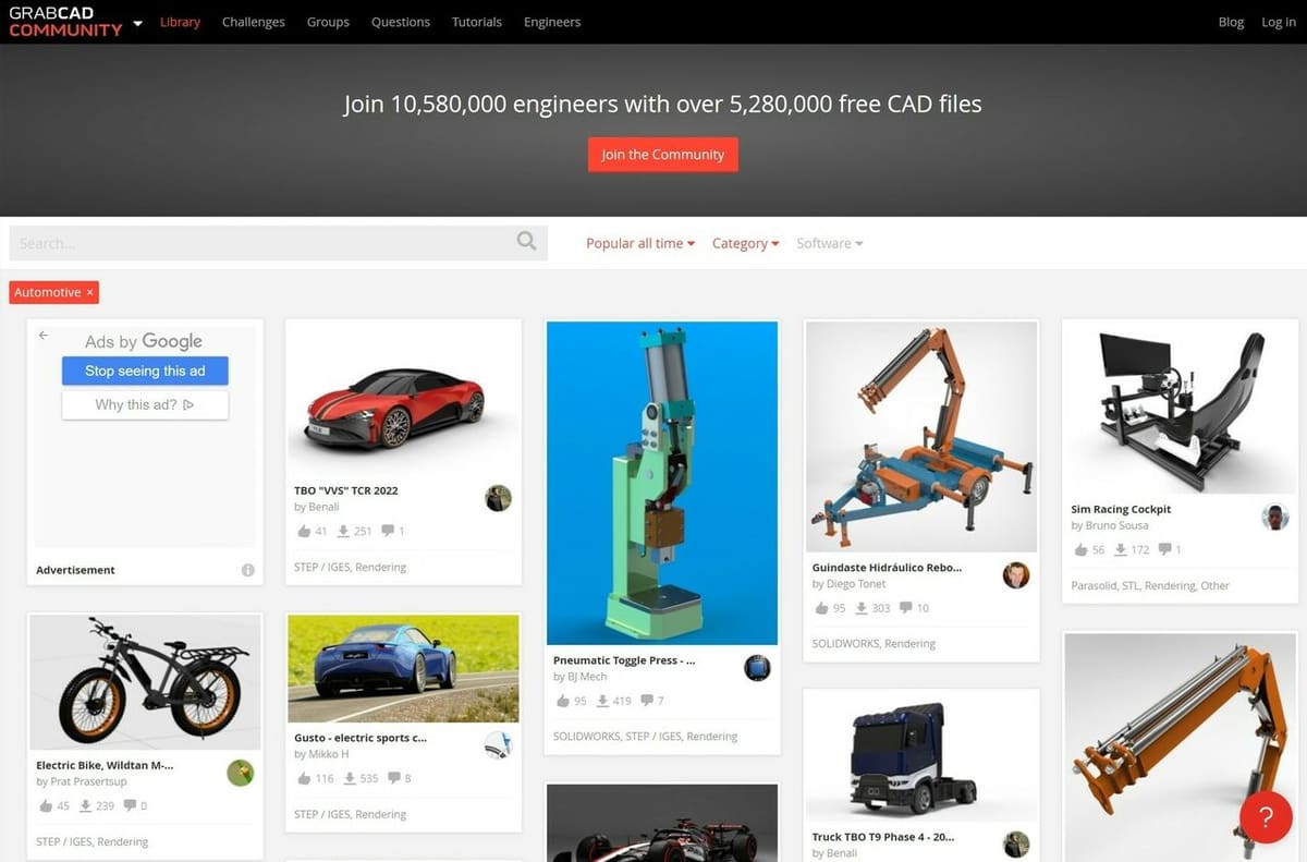 With over 10 million engineers, you're bound to find something useful